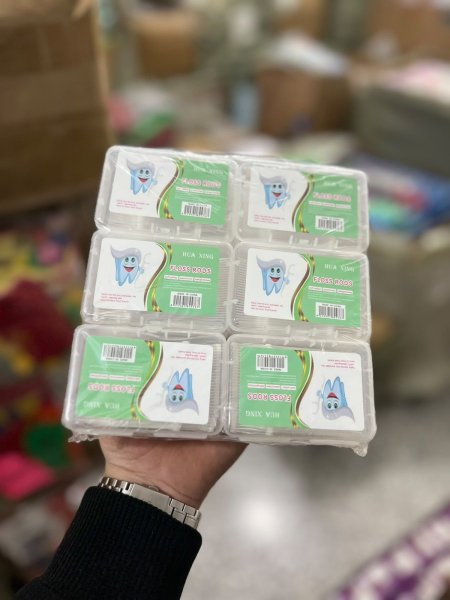نكاشات أسنان خيط